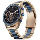 Boult Mirage Smart Watch 1.39''HD Screen, Bluetooth Calling, IP67, Zinc Alloy Frame, 500 Nits Brightness, AI Voice Assistant, SpO2 Monitoring, 120+ Sports Mode (Amber Blue)