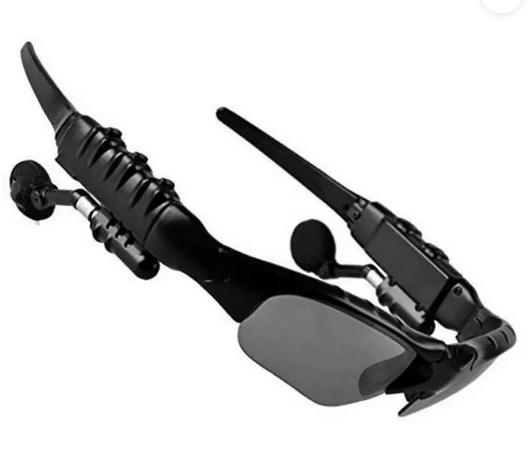 Richuzers Wireless Bluetooth Headset Sports Sunglasses Headphone (Smart Glasses, Black)